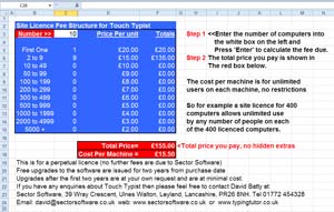 Click to download details of our site licence